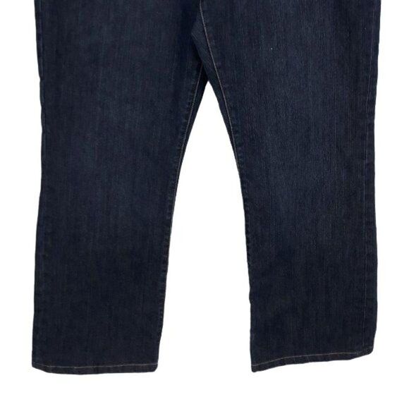 Chico's Jeans Platinum Radiant High Rise Straight Leg  Dark Wash Sz 2.5 = 14 - Picture 6 of 9